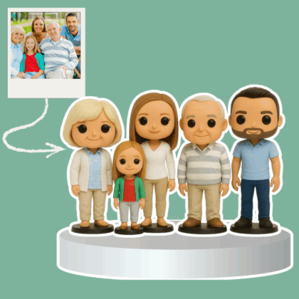 Aile Karakter Figürü (5 Kişilik)