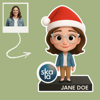 Logolu İsimlikli Özel Gün Karikatür Figür