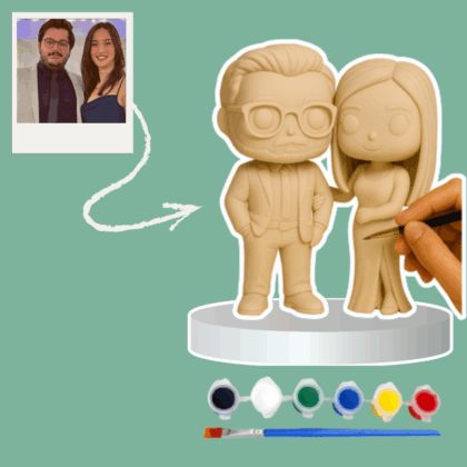Kendin Boya Karakter Figürü